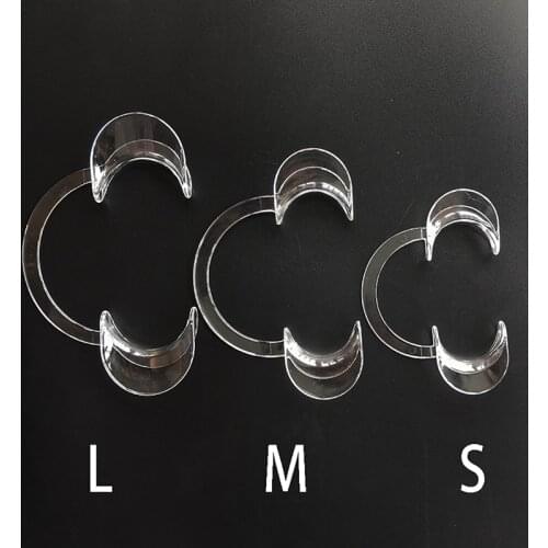 10pcs /5 pcs Professional C-Type Dental Cheek Retractors Lip Mouth Opener Teeth Whitening Retractor Orthodontics Tool S/M/L