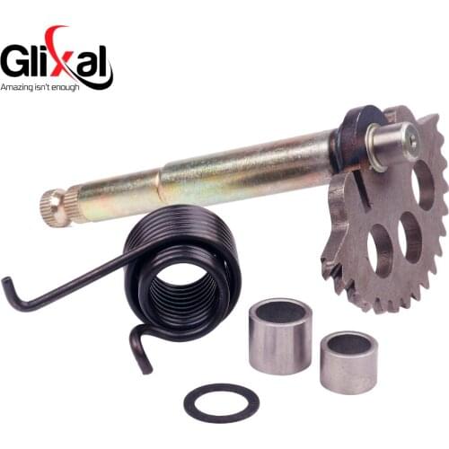 Glixal GY6 125cc 150cc Kick Start Shaft Spindle with Spring for 152QMI 157QMJ Moped Scooter ATV Go-Kart Engine