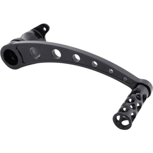 Motorcycle Brake Arm Lever w/ Peg Pedal Fit for Harley Softail FL 1987-2017 Touring Road Electra Street Glide 1987-2007