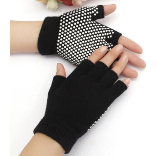 Winter Gloves Cotton Knitted Warm Gloves Unisex New Sports Warm Knit Winter Gloves Women Men Sport Anti Slip Fingerless Gloves