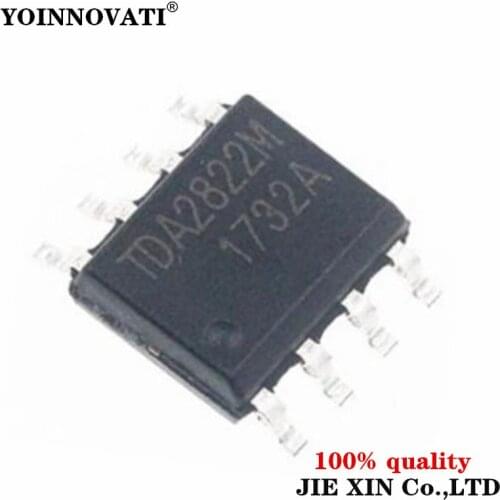 10pcs/lot TDA2822M TDA2822 2822 SOP-8 IC Best quality