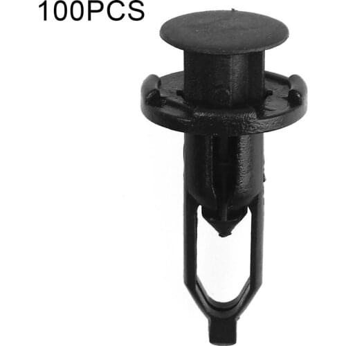100 PCS Car Body Rivet Bumper Door Trim Panel Retainer for Toyota Core Nail Snap Fastener Car Clips Fastener Mixed