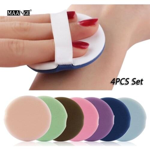 4Pcs/Set Makeup Air Cushion Sponge Puff Pro Dry Wet Concealer Foundation Smooth Powder Cosmetic Tools #266726