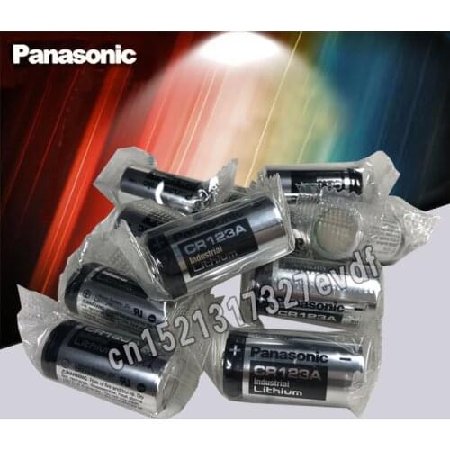 10pcs/lot Original Panasonic 123 Lithium 3V Arlo Camera Battery CR123A CR17345 DL123A EL123A 123A