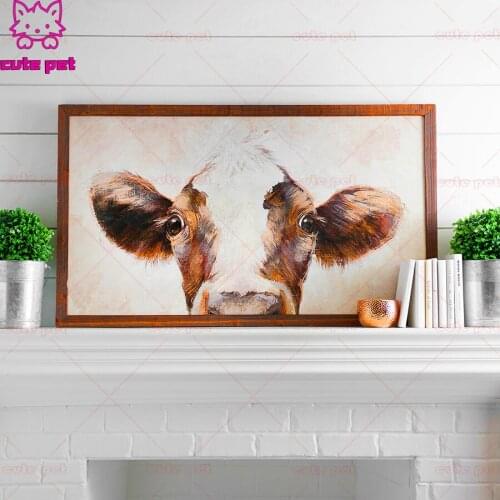 DIY Diamond Painting Animal cow 5D rhinestone CrossStitch Diamond Art Embroidery Mosaic Diamond Handmade Home Decoration puzzle