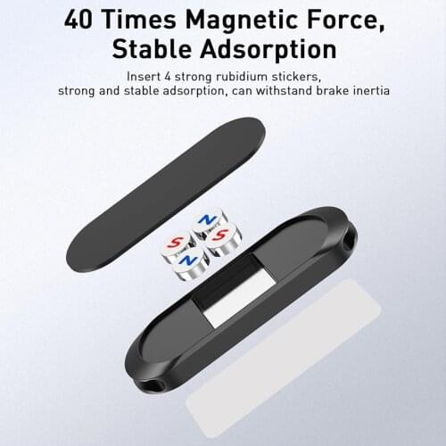 Black Mini Magnetic Holder Mobile Phone Navigation Universal Holder Magnet Mobile Phone Holder Mobile Phone Accessories