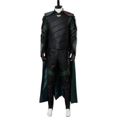 Thor 3 Ragnarok Loki Cosplay Costume Outfit Adult Men Women Whole Set Halloween Carnival Cosplay Costume Custom Made Any Size