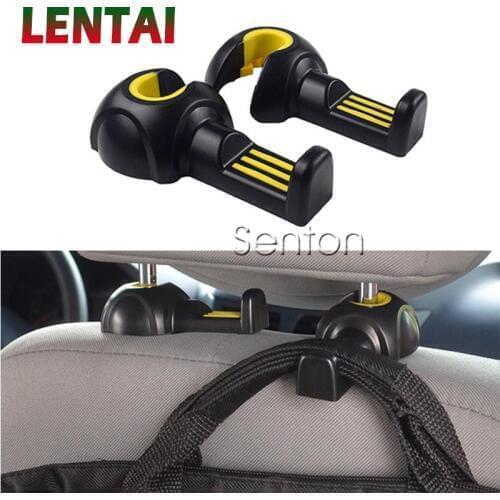 LENTAI 1PC Car Seat Back Pothook Hook Bag Holder For VW Golf 4 7 5 MK4 Mazda 6 cx-5 Peugeot 206 207 208 508 Touareg Tiguan 2017