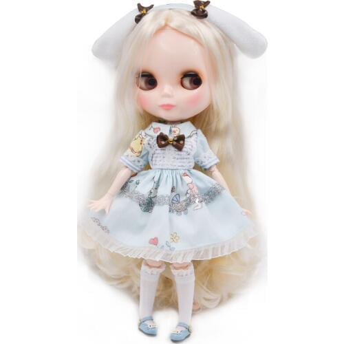 Neo Blyth Doll NBL Customized Shiny Face,1/6 BJD Ball Jointed Doll Ob24 Doll Blyth for Girl, Toys for Children FNBL23