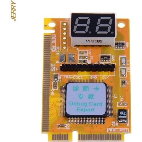 Hot Selling Multifunctional 3 In 1 Debug Card Mini PCI PCI-E LPC PC Notebook Computer Analyzer Tester Test Card Part 5*3cm