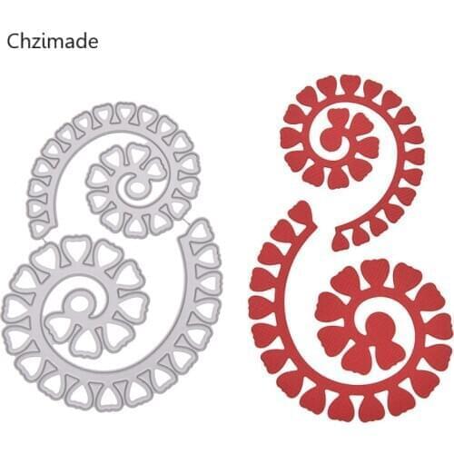 Lychee Life Irregular Metal Cutting Dies Stencils For Scrapbooking Card Making Embossing Heart Shaped Dies Stamps DIY Craft