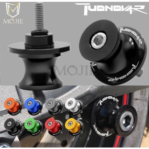 Swingarm Stand Cover CNC Aluminum Motorcycle Stand Paddock 6MM Swingarm Sliders Spools For Aprilia Tuono V4R V4 R TuonoV4R 2011