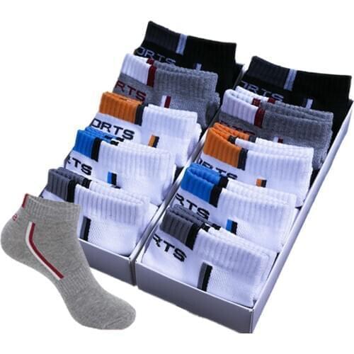Men Cotton Socks Men Shallow Mouth Sport Funny Street Short Sock Breathable Non-slip Men Ankle Sock Meias Size 44