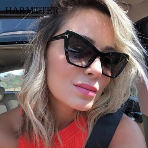 2020 New Luxury brand Cat Eye Fashion Women Tom Sunglasses Men Vintage Design Sun Glasses Plastic Sunglasses Oculos UV400