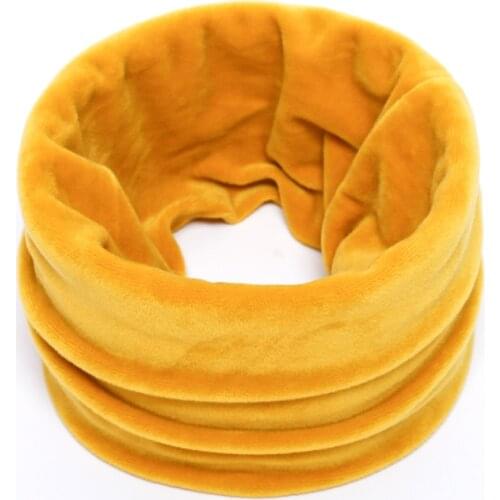 2020 New Unisex Winter Scarf Solid Flannel Warm Ring Scarf Woman Childrens Collar Men Outdoor Sports Snood Bufanda Neck Scarves