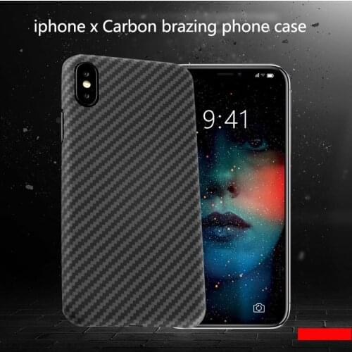 Full Coverage Pure Carbon Fiber Phone For iPhone X XR XS SE Ultra-Thin Cover