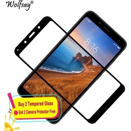 Full Cover Tempered Glass For Xiaomi Redmi 7A Screen Protector Whole Glue Glass For Xiaomi Redmi 7A Glass Redmi 7A Note 7 Pro