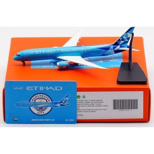 About 16CM 1/400 Scale 787 B787 ETIHAD Manchester or Saudi Painting Airlines Plane Model Alloy Landing Gear Aircraft Model toy