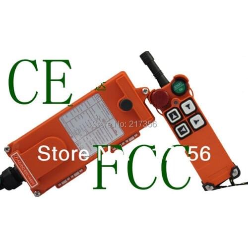 F21-4S(include 1 transmitter and 1 receiver)4 Channels1 Speed Hoist Industrial Wireless Crane Radio Remote Control Uting remote
