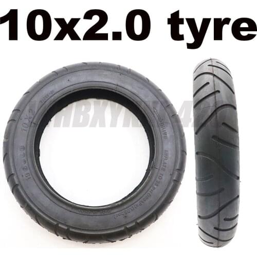 Size 10 Inch inflatable nylon Wheel Tyre 10x2.0 for Many Gas Scooter E-bike Hoverboard Self Balancing Parts