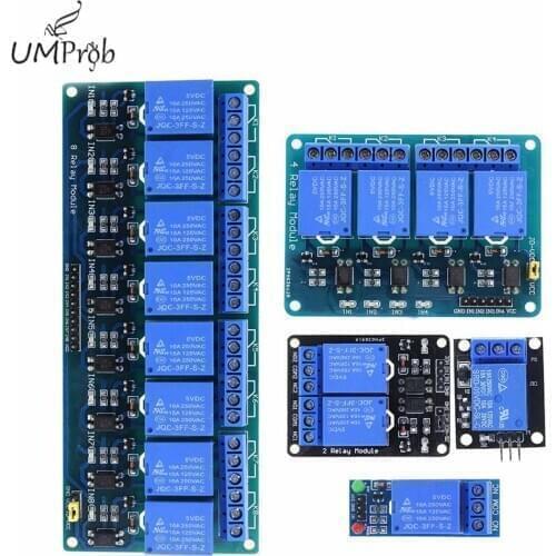 5V 12V 1 2 4 6 8 Channel Relay Module With Optocoupler Relay Output 1 2 4 6 8 Way Relay Module for arduino In Stock