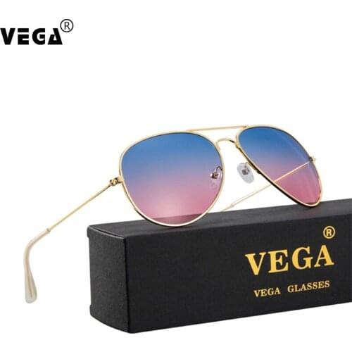 Женские солнцезащитные очки авиаторы VEGA China At AliExpress