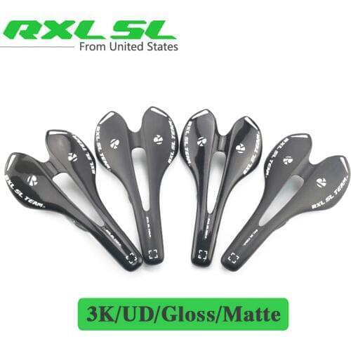 RXL SL Bicycle XXX Carbon Saddle 3K/UD Front Seat Mat Mountain Bike Seat 275*143mm Black Gloss/Matt Cycling Road Carbon Saddles