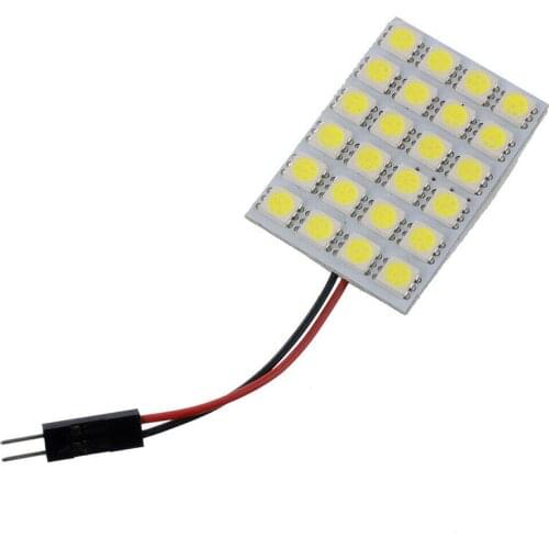 Car Interior Panel Light 18SMD COB LED T10 12V Car Interior Panel Lights Dome Lamp Bulbs 6500K 240LM 2.4W For Reading Lights New