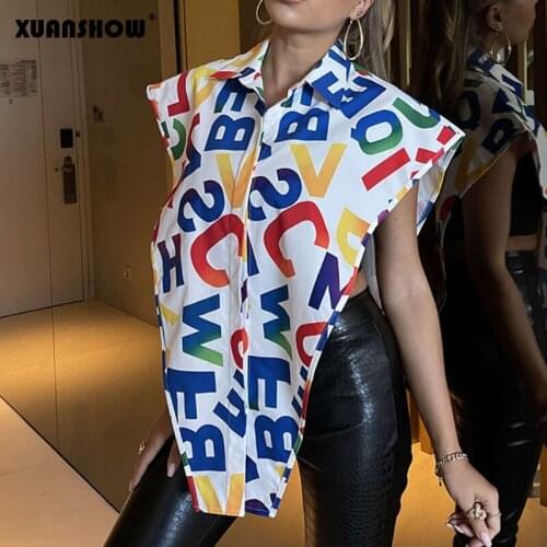XUANSHOW Women's Printed Shirts
