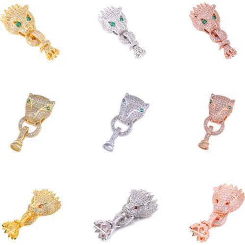 Juya DIY Beadwork Talisman Jewelry Fittings Fastener Dragon Clasps For Handmade Natural Stones Pearls Jewelry Making Accessories