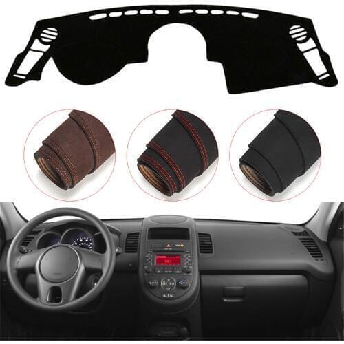 Console Dashboard Suede Mat Protector Sunshield Cover Fit For Kia Soul 2010-2013