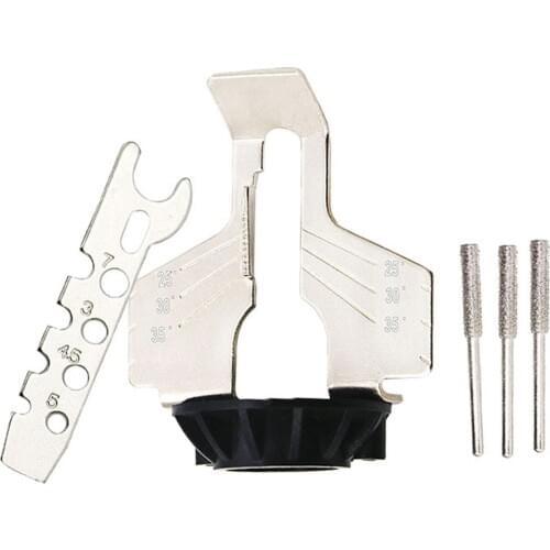 Sharpening Attachment Chain Saw Tooth Grinding Rotary Tools Electric Grinder Accessories for Sharpening Outdoor Garden Tool Kit