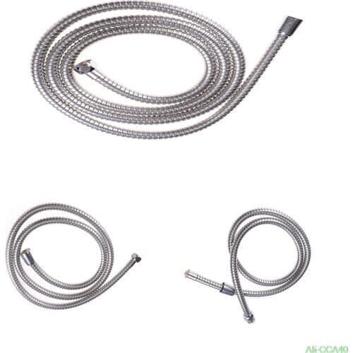 1.2M/1.5M/2M Stainless Steel Shower Hose Bathroom Fixture Shower Head Hose Handheld Bathroom Flexible Tube