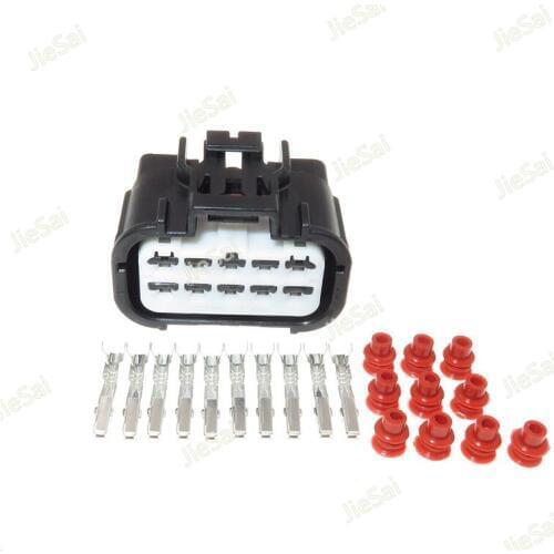 10 Pin Automotive Waterproof Sealed Connector Female Plug With Terminals And Seals