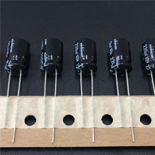 10pcs 220uF 10V NICHICON VP series 8x11.5mm 10V220uF Bipolar Electrolytic Capacitor