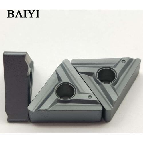 10pcs TNUX160408L CNC Carbide lathe insert cutting tool carbide turning blade TNUX160408 For Steel