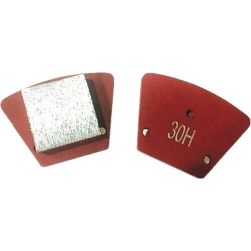 GS55 Single Bar Magnetic Trapezoid Diamond Grinding Shoes Metal Bond Concrete Floor Grinding Pads for CPS Machine 12PCS