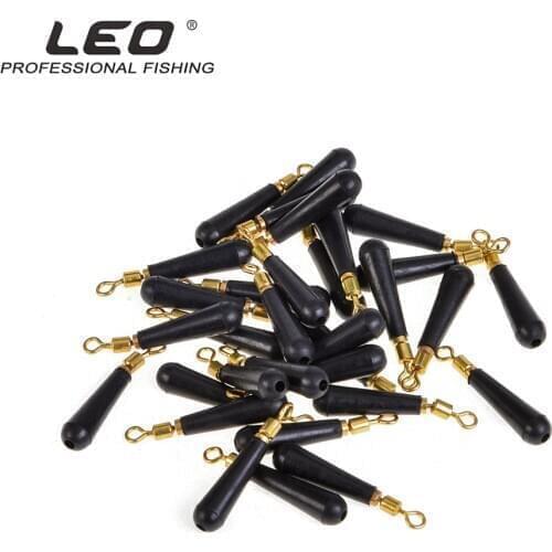 30pcs/Lot Copper Head Fishing Gear Block Rotation Drift Fishing Floats Rubber Bobber Float Seat Rest Accessories Tools Tackle