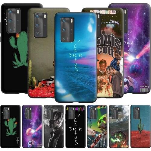 Cactus Jack Travis Scott Case for Huawei Mate 10 20 Lite Y6 Y7 Y9 Y6P P Smart S Y5P Y8P 2019