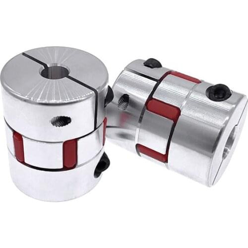 D40L50 spider flexible motor coupler aluminium flexible jaw coupling 12×12 12×14 12×15 12×19 14×14 14×15 14×19 14×20 15×15 15×20