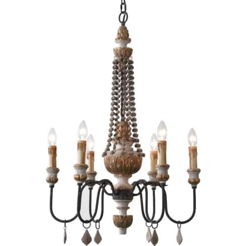 Farmhouse Chandelier Light Rustic Hanging lamp Home Decor Suspension Luminaire Very Antique Looking