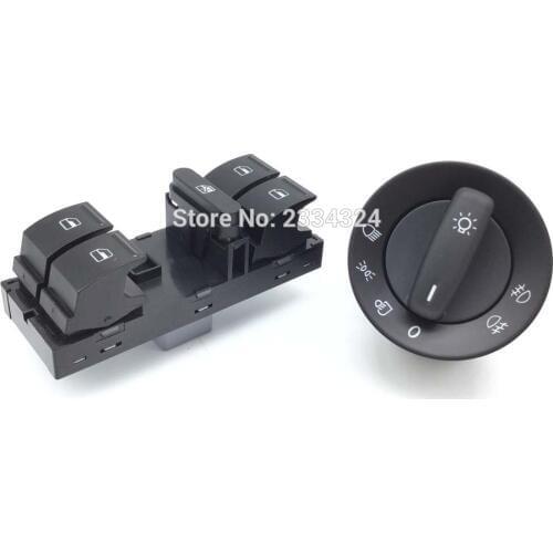Headlight Master window switch for VW Caddy jetta mk5 golf Eos passat B6 1K0 941 431N,1K4959857,1K0941431N,1K4 959 857B