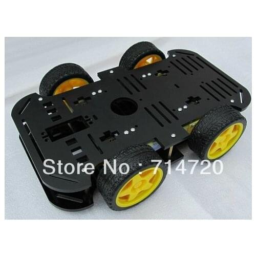 Free shipping 4WD Smart Car Chassis Kit Robot Chassis parts for sale