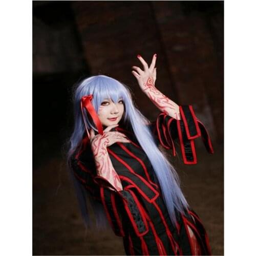 Fate/stay night Dark Sakura Matou Anime Cosplay Costume Sexy Halloween COS Dress for Women