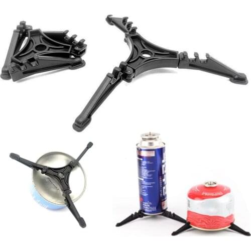Gas Tank Bracket Gas Burner Outdoor Camping Stove Tools Air Bottle Shelf Stand Tripod Folding Canister Stand