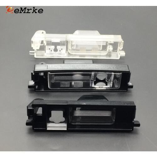 EEMRKE Car Rear View Camera Bracket License Plate Lights Housing Mount for Toyota RAV4 XA2_ XA3_ XA30 2001-2012 Vanguard XA30