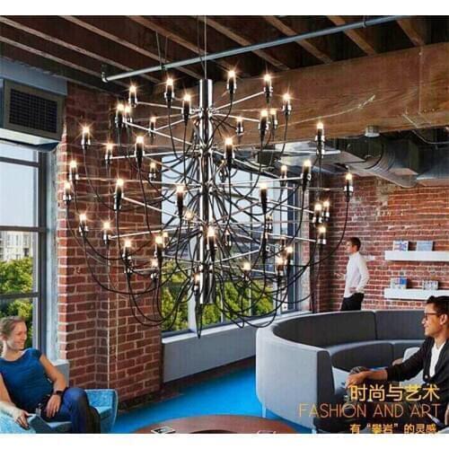 Minimalist Nordic pendant lamp LED Villa Hotel project light simple personality atmospheric art living room pendant light