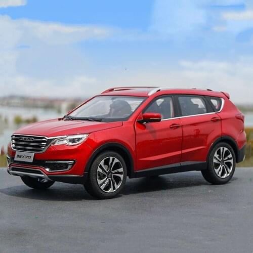 1/18 alloy casting car model original factory Chery Jietu X70 high-end collection holiday gift