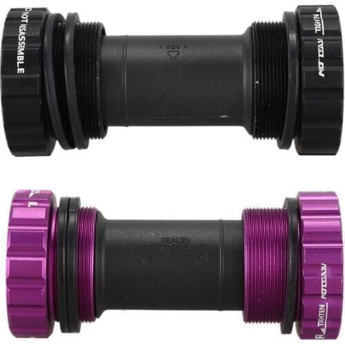 MOTSUV Bottom Bracket 68/7m Bicycle Axis MTB Road Cycling Bottom Bracket Waterproof CNC Aluminum Alloy BB Crank Set Axis Parts