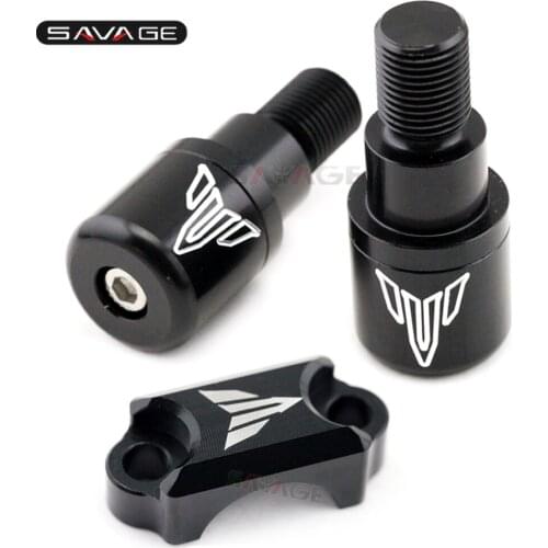Moto Handlebar End Caps For YAMAHA MT-09 MT09 2014-2020 2019 2018 MT07 With Logo Motorcycle Bar Clamp Cover Grips Part